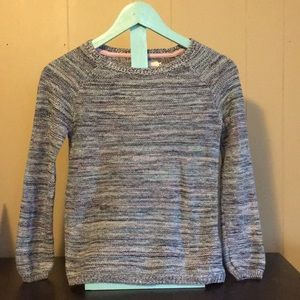 Multicolor knit L.O.G.G. sweater.